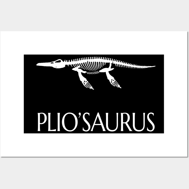 Pliosaurus - Late Jurassic Lizard Fossil (Archaeology, Paleontology) Wall Art by CottonGarb